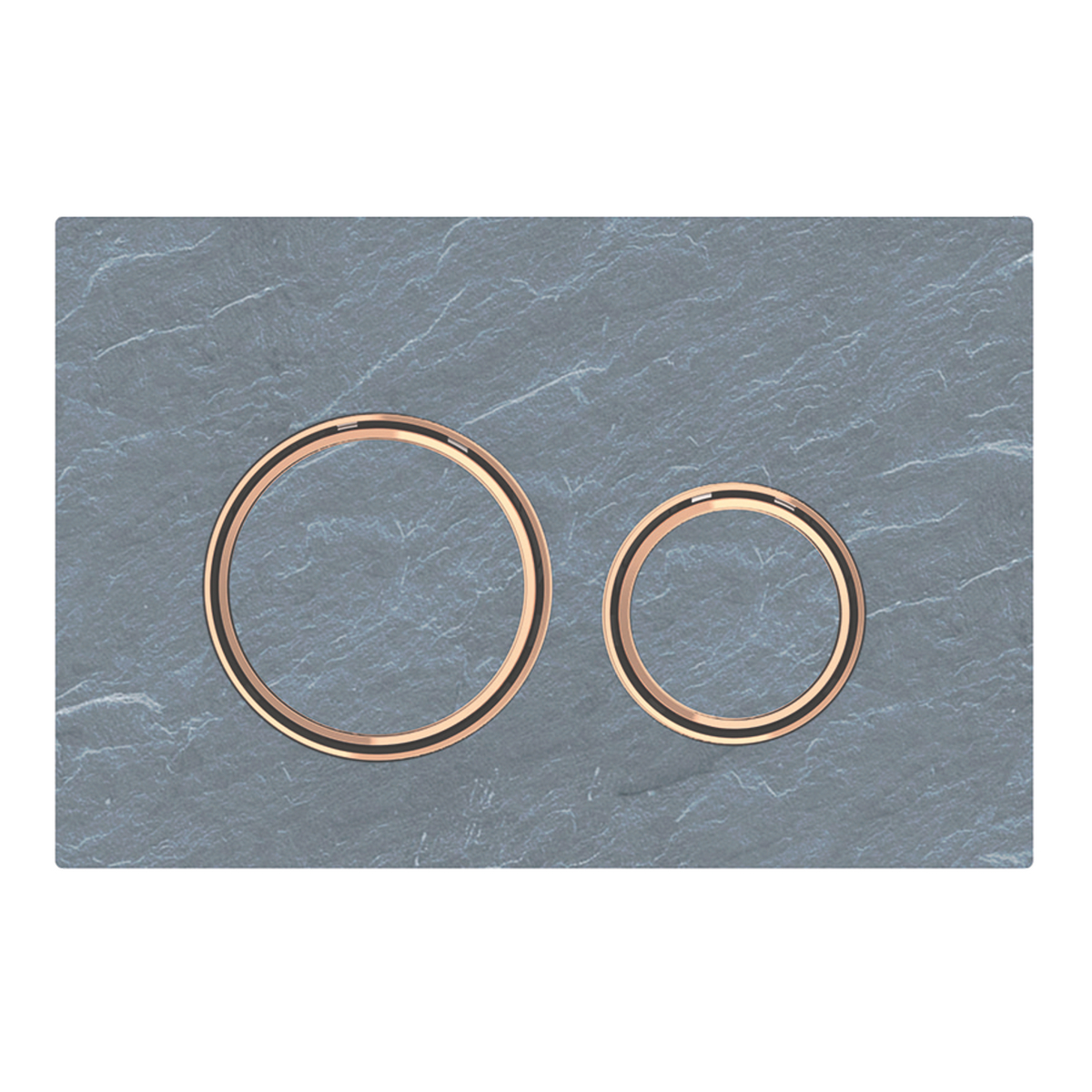 Sigma21 Betätigungsplatte für 2-Mengen-Spülung, Metallfarbe rotgold: rotgold, Mustang-Schiefer Sigma21 Betätigungsplatte für 2-Mengen-Spülung, Metallfarbe rotgold: rotgold, Mustang-Schiefer