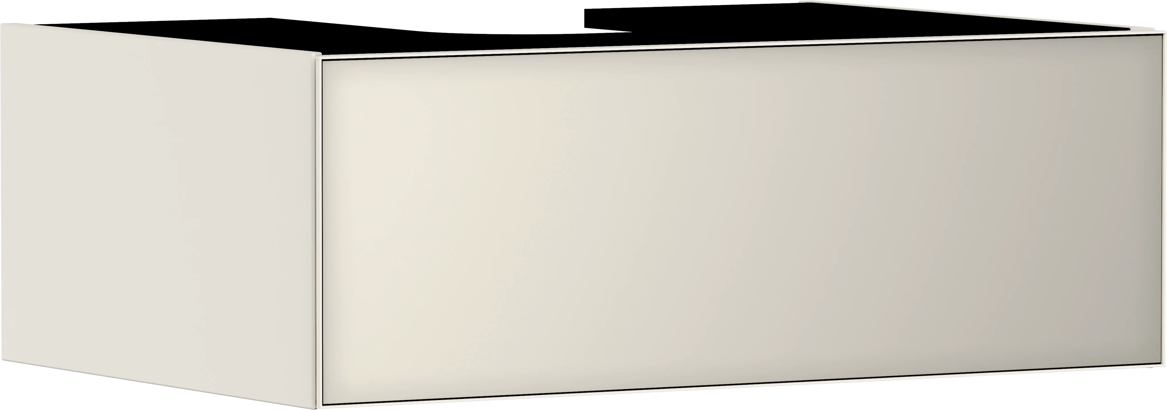 Hansgrohe Xevolos E Waschtischunterschrank Sandbeige Matt, 780x550 mm, 1 Schubkasten, grifflos mit PushOpen, SoftClose, Wandmontage