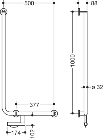 HEWI Haltegriff „System 900“