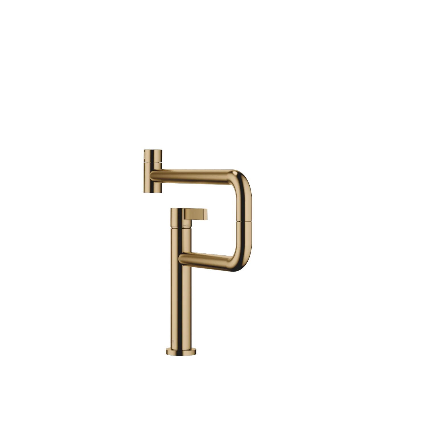 Dornbracht PIVOT Einhebelmischer TARA ULTRA, Ausladung 552 mm, schwenkbarer Auslauf 360°, in Dark Brass gebürstet (PVD)