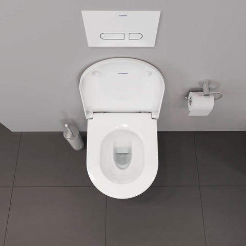 Duravit Wand-Tiefspül-WC inkl. WC-Sitz „D-Neo“ 37 × 48 × 40 cm, Befestigung sichtbar Duravit Wand-Tiefspül-WC inkl. WC-Sitz „D-Neo“ 37 × 48 × 40 cm, Befestigung sichtbar