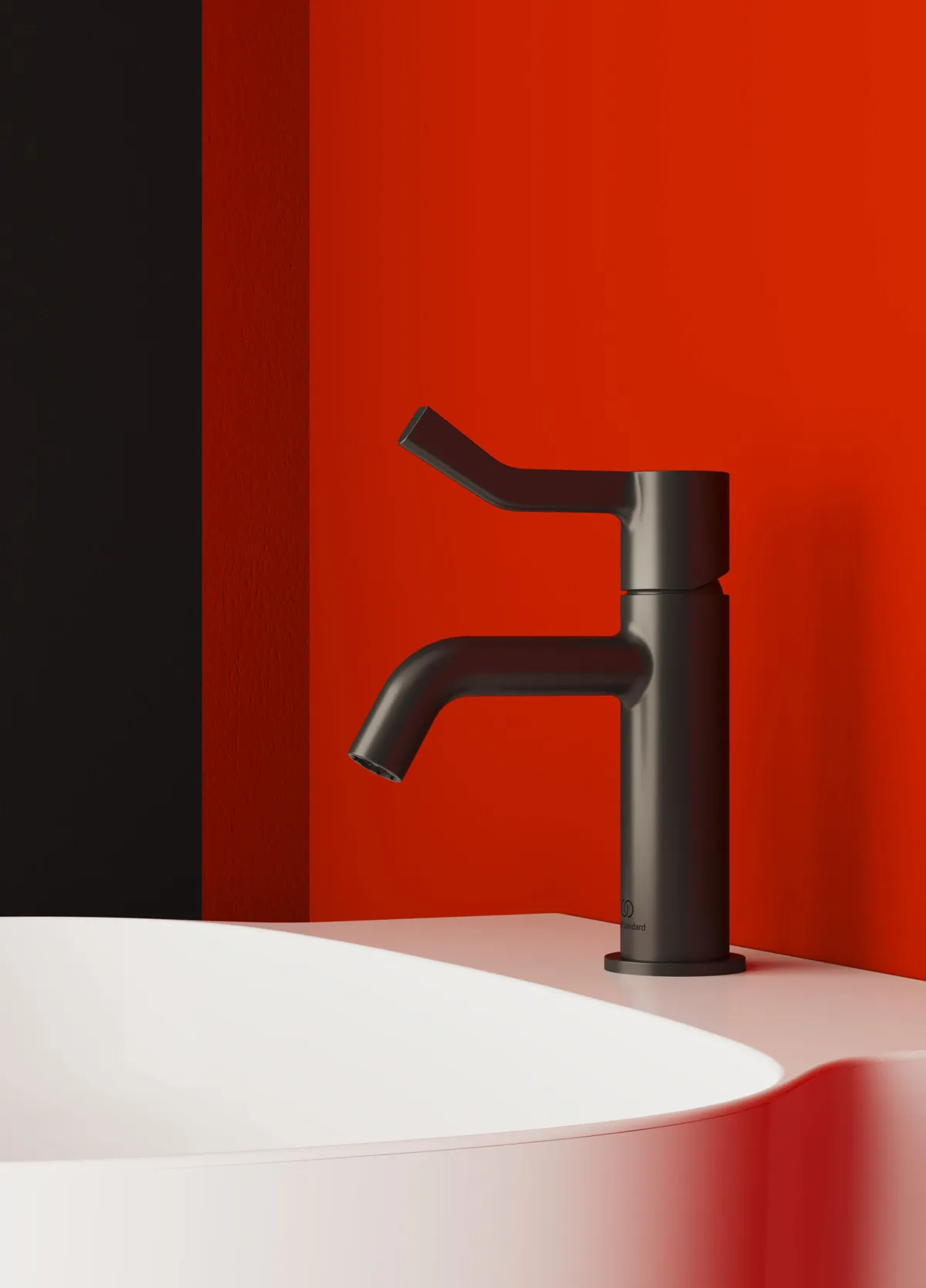 Ideal Standard JOY Arm Waschischarmatur BD468A5, Ausladung 110mm, Magnetic Grey Ideal Standard JOY Arm Waschischarmatur BD468A5, Ausladung 110mm, Magnetic Grey