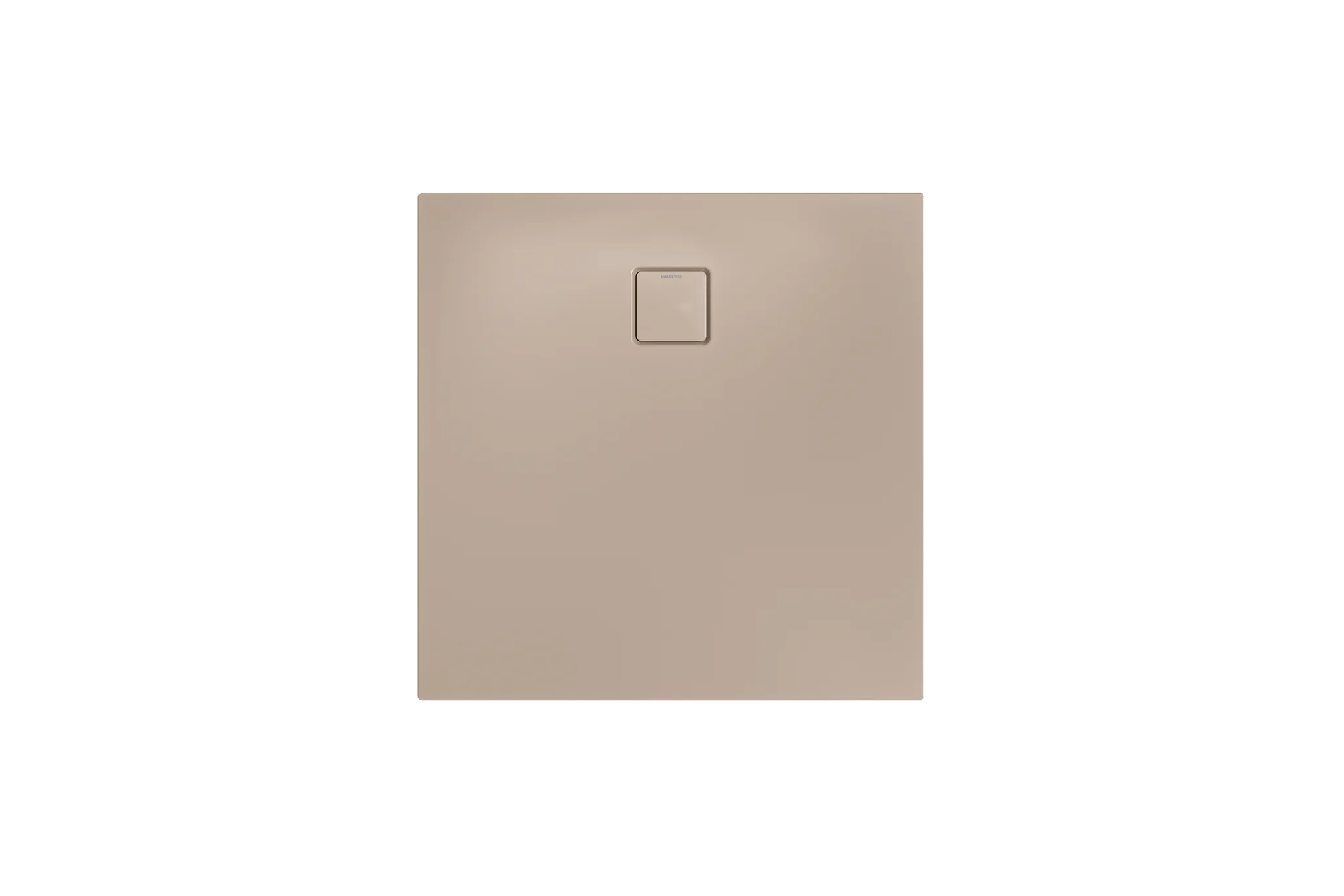 Kaldewei ALUVIA Duschfläche, 1000x1000 mm, warm beige 40, Invisible Grip, SolidLite