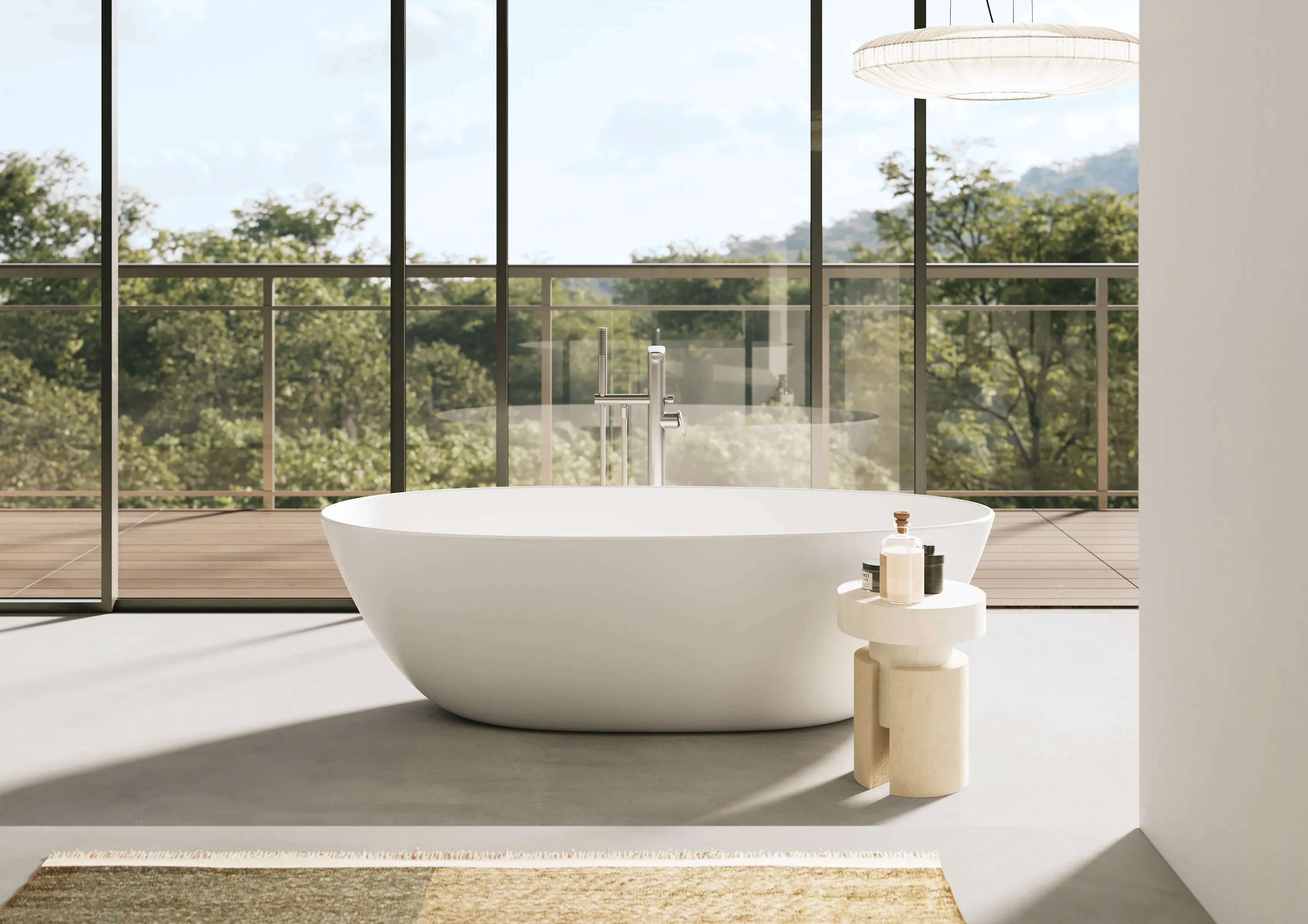 Villeroy & Boch Badewanne „Antao“ freistehend oval 170 × 75 cm