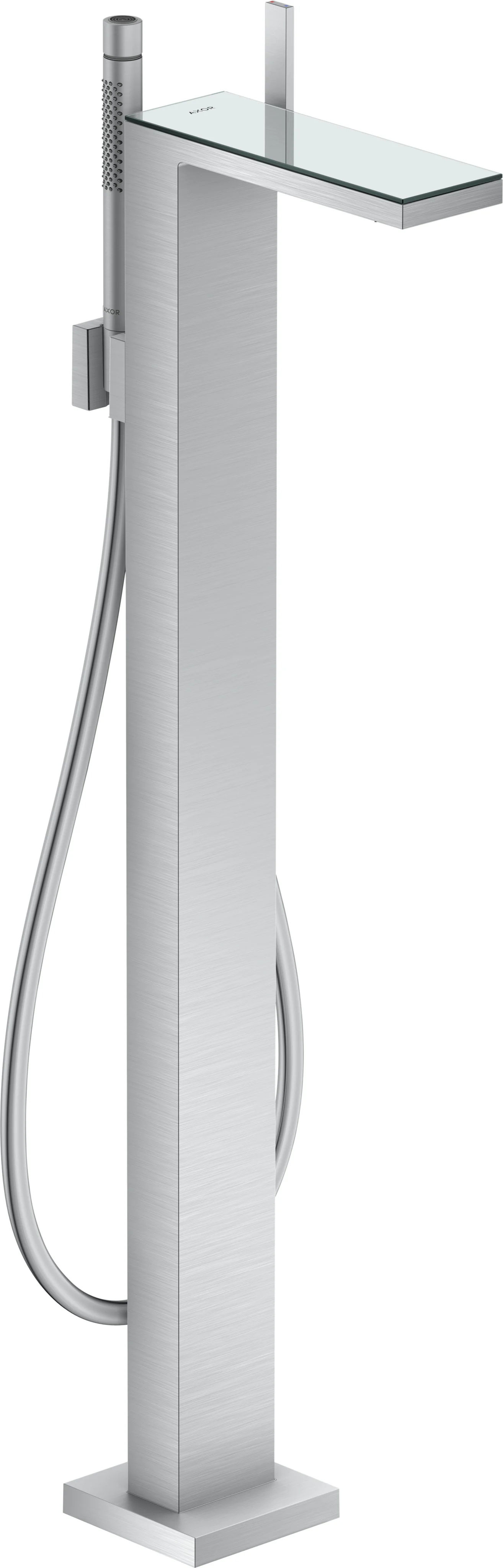 Hansgrohe AXOR MyEdition Platte 245 Glas – abnehmbar, 245 mm Länge