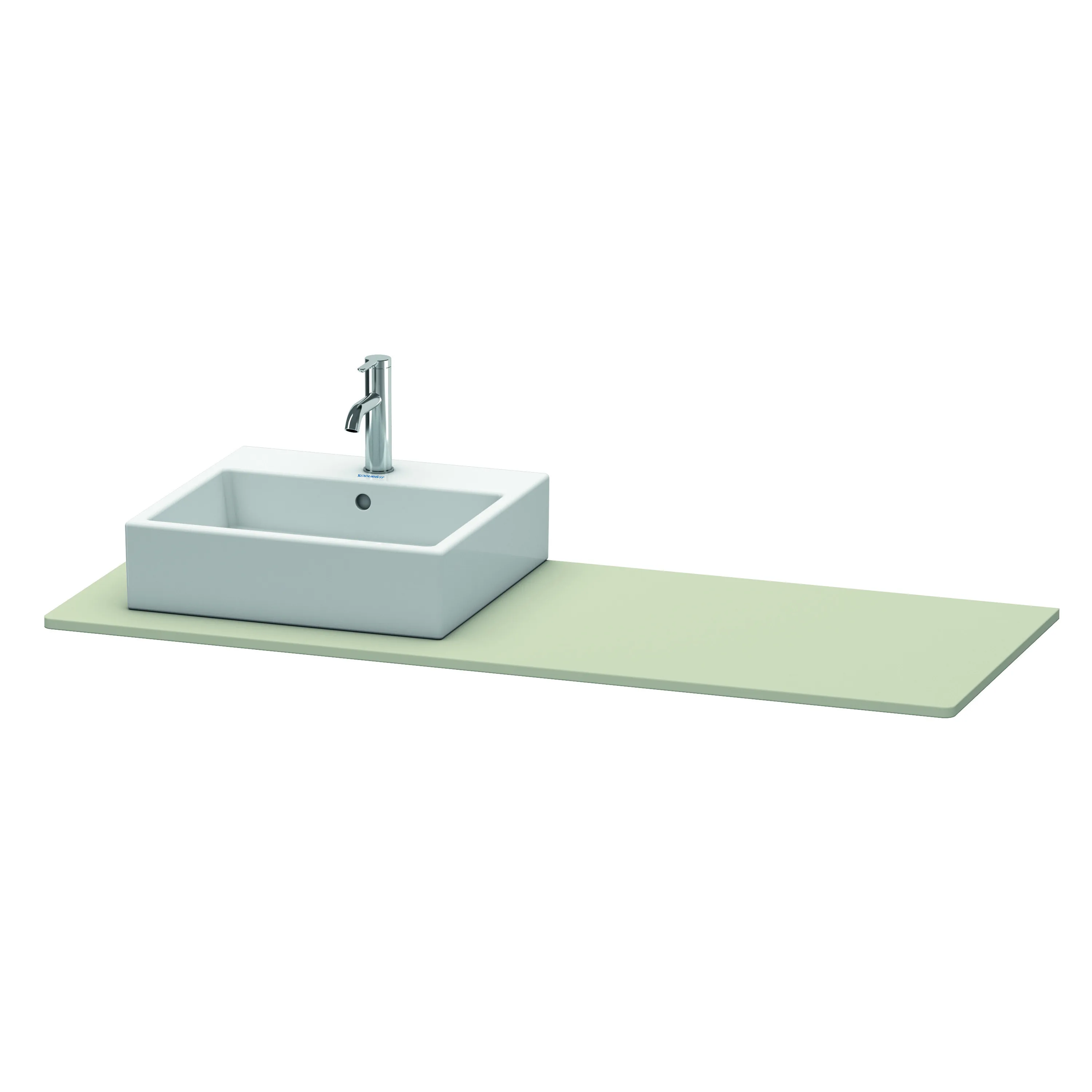 Duravit Konsole „XSquare“ in Taupe Seidenmatt
