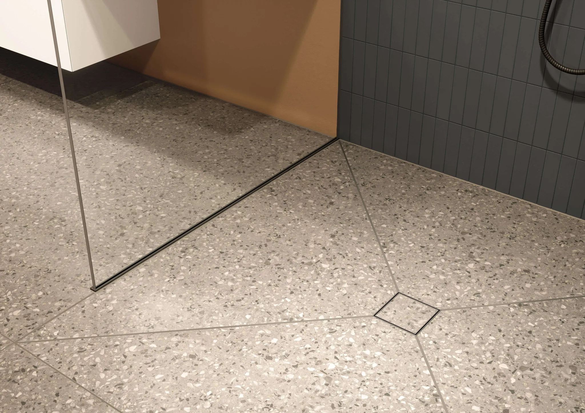 Aufsatz DallDrain Individual Naturstein, 100 x 100 mm