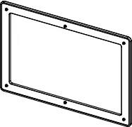 solid Distanzrahmen weiß solid Distanzrahmen weiß