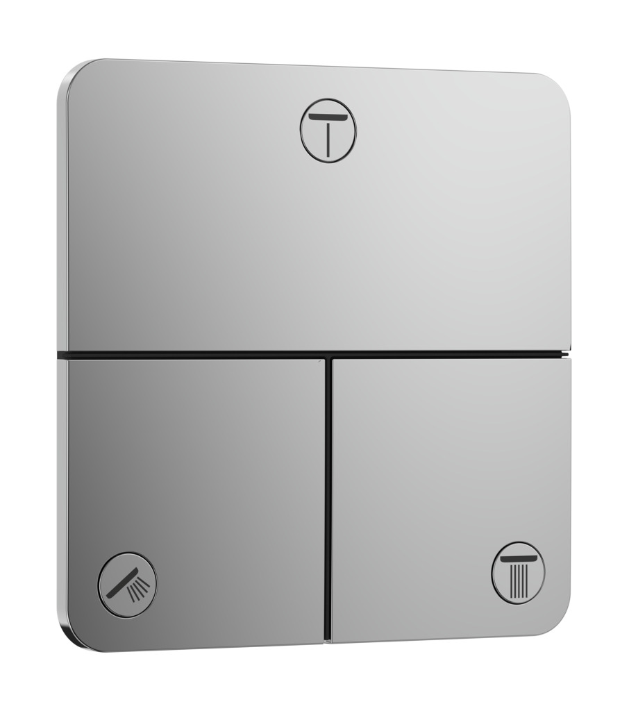 ShowerSelect Comfort Q Ventil Unterputz für 3 Verbraucher Chrom