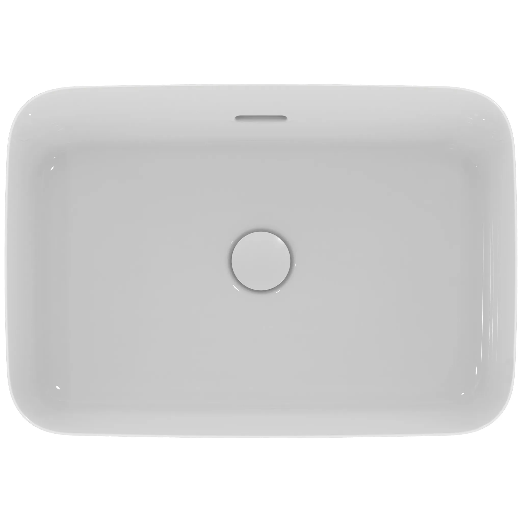 Waschbecken „Ipalyss“ 55 × 38 × 14,5 cm in Weiß Waschbecken „Ipalyss“ 55 × 38 × 14,5 cm in Weiß