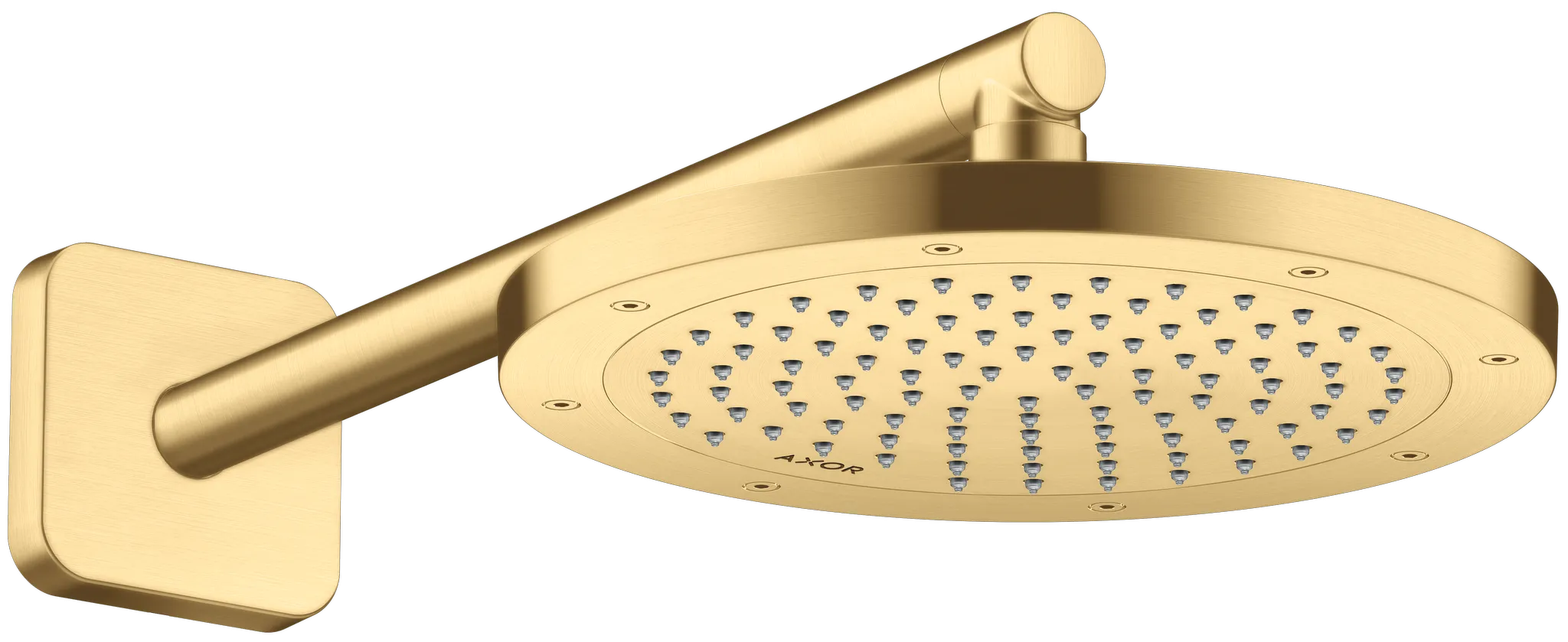 Hansgrohe AXOR ShowerSolutions Kopfbrause 245 1jet EcoSmart+ Brushed Gold Optic Hansgrohe AXOR ShowerSolutions Kopfbrause 245 1jet EcoSmart+ Brushed Gold Optic