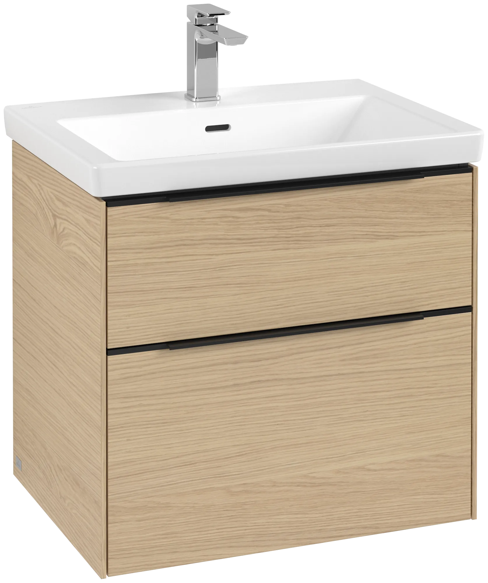 Villeroy & Boch Subway 3.0 Waschbeckenunterschrank C576L1, 622 x 576 x 478 mm, mit Beleuchtung