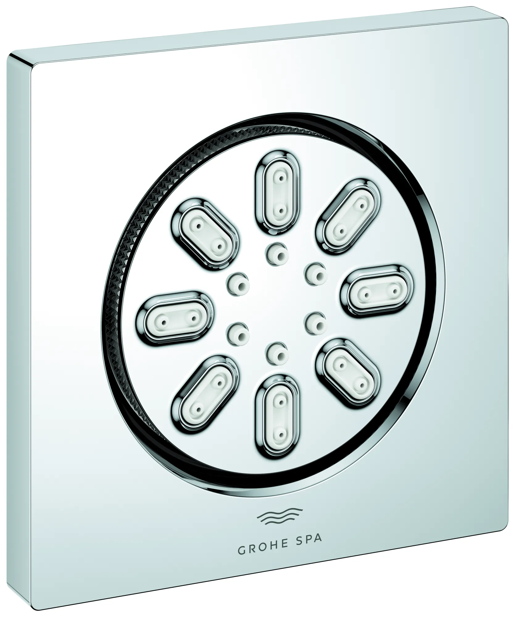 Seitenbrause Rainshower Aqua 26802, 2 Strahlarten, inklusive Einbaukörper und Abdichtung, eckige Form, chrom Seitenbrause Rainshower Aqua 26802, 2 Strahlarten, inklusive Einbaukörper und Abdichtung, eckige Form, chrom