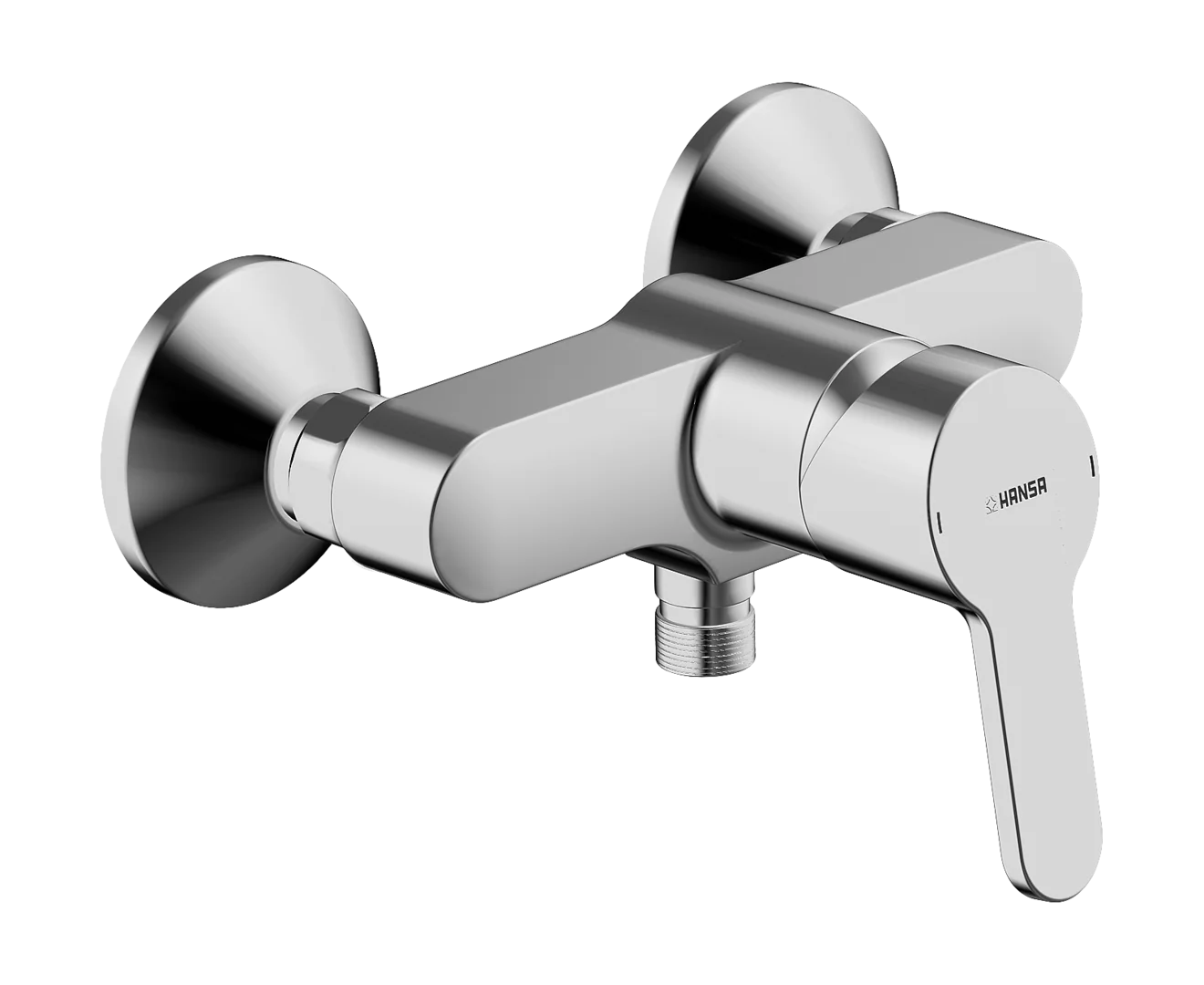 HansaPRIMO Einhebelmischer Brausebatterie DN15 Chrom