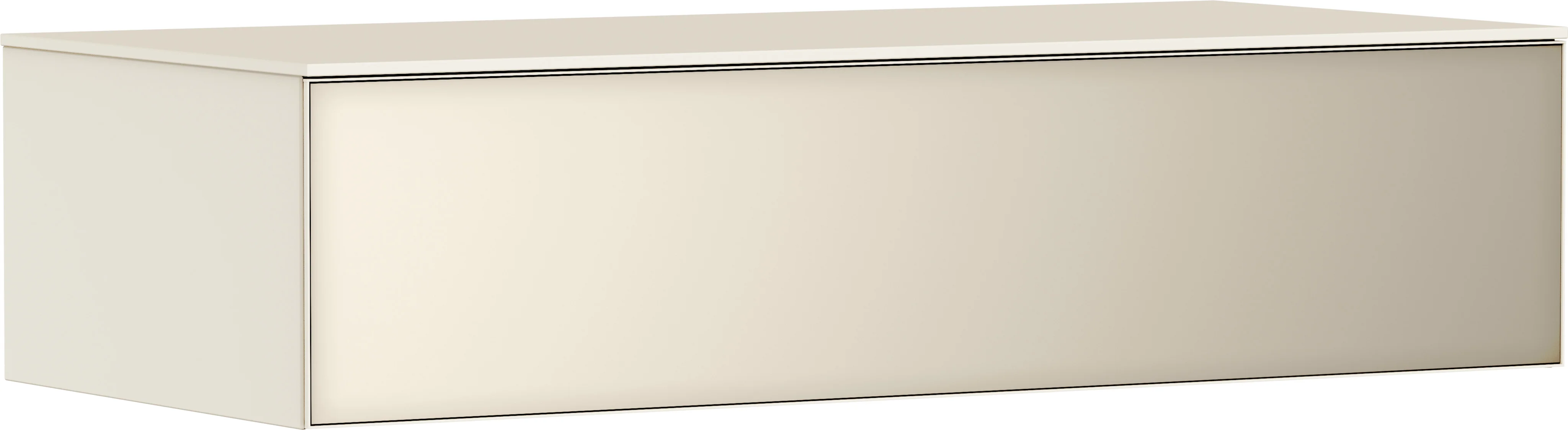 Hansgrohe Xevolos E Sideboard Sandbeige Matt, 1180x550 mm, 1 Schubkasten, griff- und fingerabdruckfrei, PushOpen & SoftClose, Wandmontage Hansgrohe Xevolos E Sideboard Sandbeige Matt, 1180x550 mm, 1 Schubkasten, griff- und fingerabdruckfrei, PushOpen & SoftClose, Wandmontage