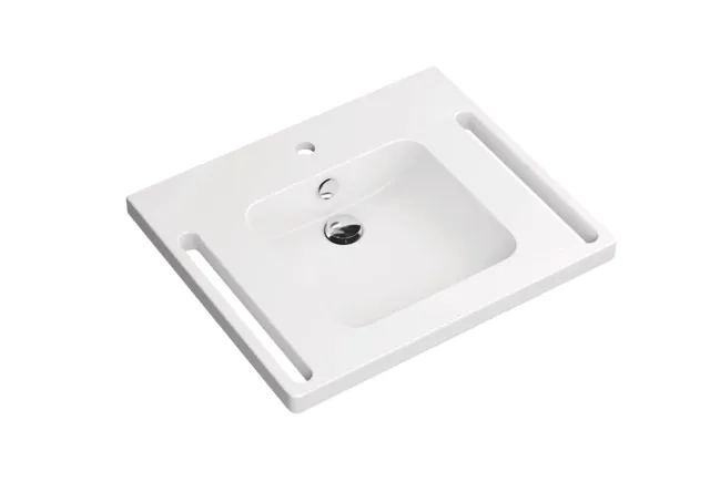 HEWI Waschtisch PG87, alpinweiß, 650x550mm HEWI Waschtisch PG87, alpinweiß, 650x550mm