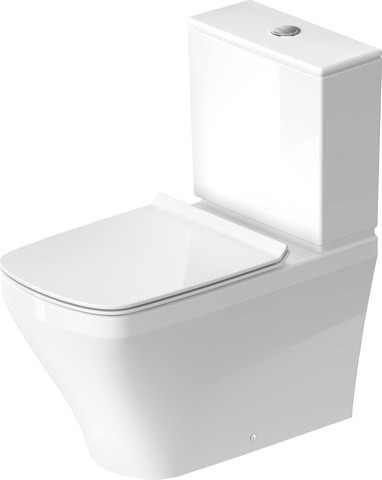 Stand-WC Kombi DuraStyle 700 mm Tiefspüler, fürSPK, Abg.Vario, weiß