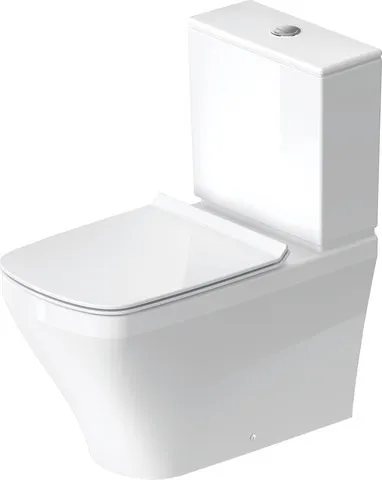 Stand-WC Kombi DuraStyle 700 mm Tiefspüler, fürSPK, Abg.Vario, weiß Stand-WC Kombi DuraStyle 700 mm Tiefspüler, fürSPK, Abg.Vario, weiß