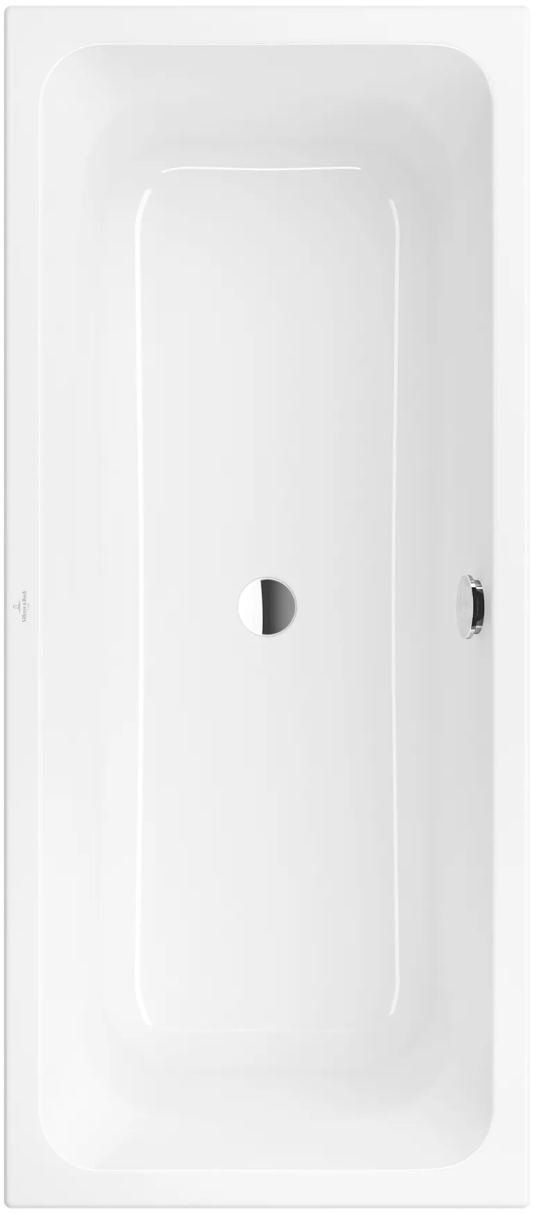 Villeroy & Boch Badewanne „Avento“ rechteck 170 × 70 cm, Mittelablauf
