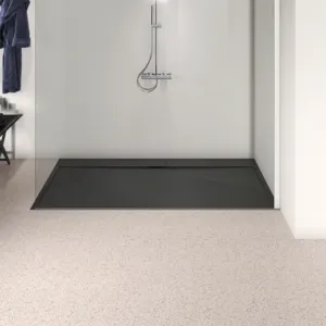 Ideal Standard Ultra Flat S i.life Rechteck-Brausewanne in Schiefer, 2000x900x30 mm, rutschfest, Ideal Solid Mineralguss Ideal Standard Ultra Flat S i.life Rechteck-Brausewanne in Schiefer, 2000x900x30 mm, rutschfest, Ideal Solid Mineralguss