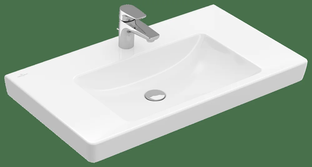Villeroy & Boch Subway 2.0 Schrankwaschtisch 800x475mm Rechteck 1HL. m ÜL US geschl weAlpin Villeroy & Boch Subway 2.0 Schrankwaschtisch 800x475mm Rechteck 1HL. m ÜL US geschl weAlpin