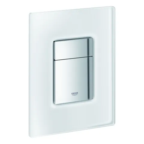 WC-Betätigung Skate Cosmopolitan 38845, 2-Mengen- und Start & Stopp-Betätigung, 156 x 197 mm, mit Glasoberfläche, senkrechte und waagerechte Montage, velvet black WC-Betätigung Skate Cosmopolitan 38845, 2-Mengen- und Start & Stopp-Betätigung, 156 x 197 mm, mit Glasoberfläche, senkrechte und waagerechte Montage, velvet black