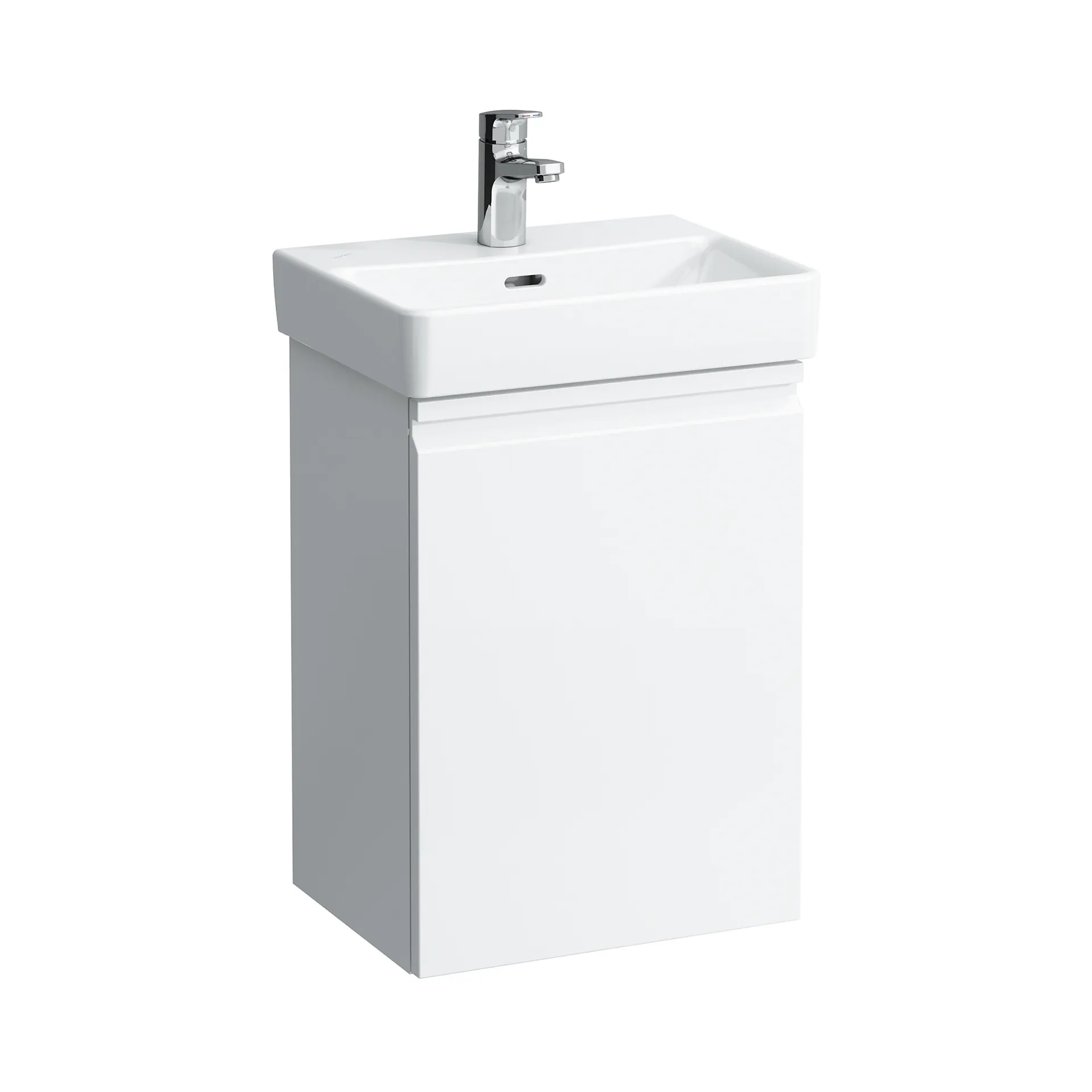 Laufen Waschtischunterbau „PRO S“ 415 × 580 × 321 mm Weiß, Anschlag links