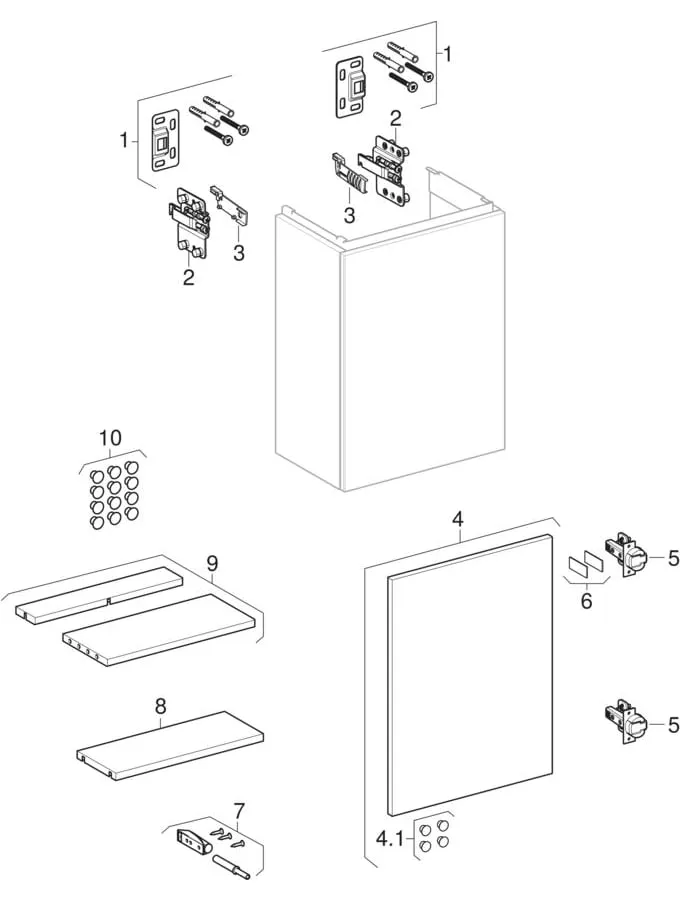 Geberit Waschtischunterschrank „Acanto“ Geberit Waschtischunterschrank „Acanto“