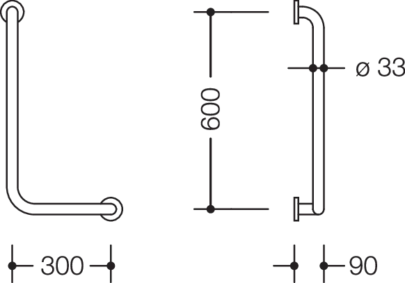 HEWI Haltegriff „Serie 805“ in / /