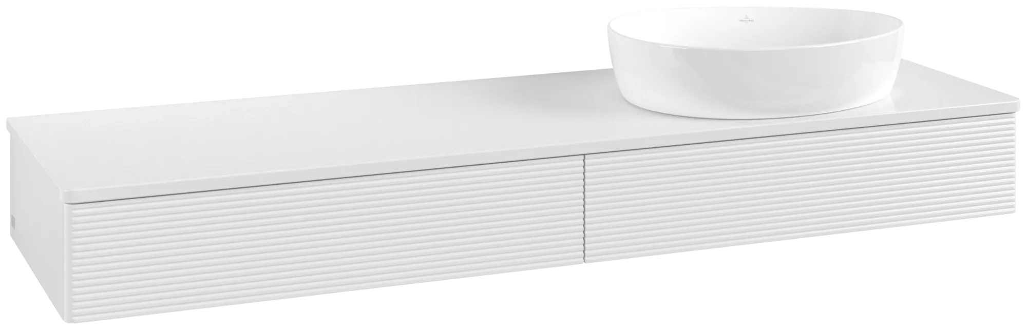 Villeroy & Boch Antao Waschbeckenunterschrank L16_1 1600x190x500mm Glossy White