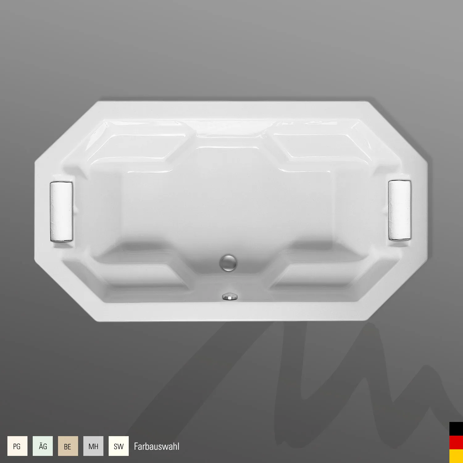 Mauersberger felina Acryl-Badewanne felina 200⁄112 2000x1120x495, Farbgruppe: 2 Mauersberger felina Acryl-Badewanne felina 200⁄112 2000x1120x495, Farbgruppe: 2