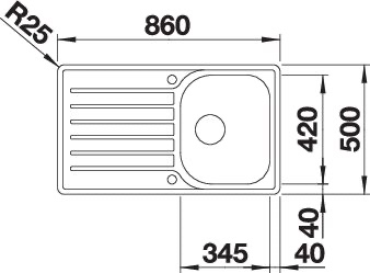 BLANCO LANTOS 45 S-IF Salto BLANCO LANTOS 45 S-IF Salto