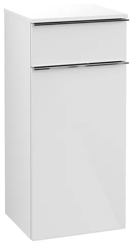 Villeroy & Boch Seitenschrank „Venticello“ Anschlag (Scharnier) links, 1 Tür und 1 Auszug 40,4 × 86,6 × 37,2 × 37,2 cm Glossy White, Anschlag links, 1 Tür Villeroy & Boch Seitenschrank „Venticello“ Anschlag (Scharnier) links, 1 Tür und 1 Auszug 40,4 × 86,6 × 37,2 × 37,2 cm Glossy White, Anschlag links, 1 Tür