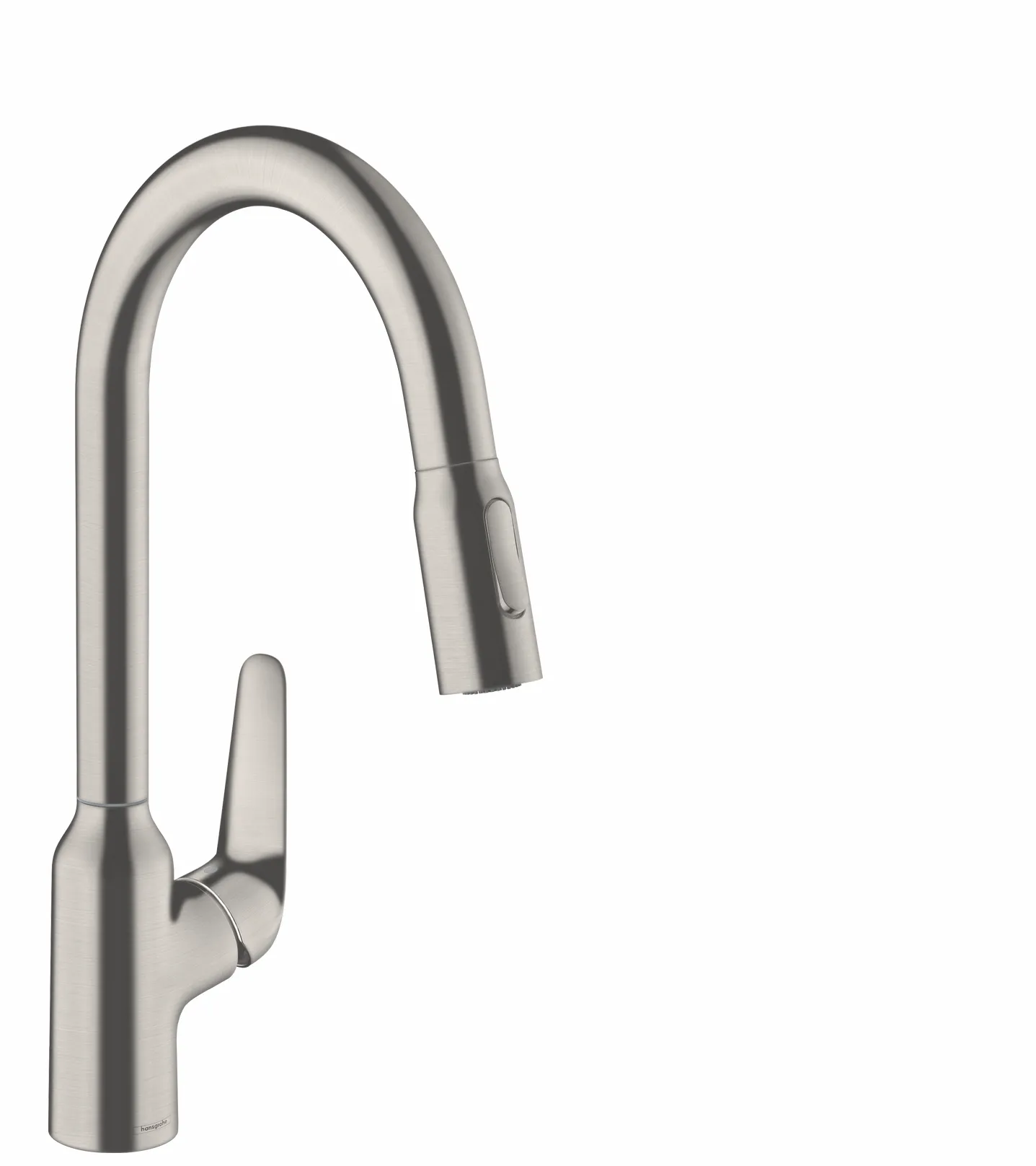 Hansgrohe Focus M42 Einhebel-Küchenmischer 220, Ausziehbrause, 2jet, Edelstahl Finish Hansgrohe Focus M42 Einhebel-Küchenmischer 220, Ausziehbrause, 2jet, Edelstahl Finish