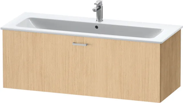 Duravit Waschtischunterschrank wandhängend „XBase“ 120 × 44 × 47,5 cm in Eiche Natur