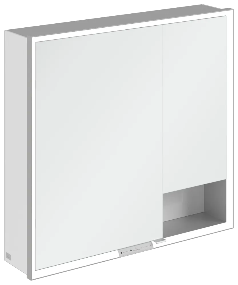 Villeroy & Boch Aufputz-Spiegelschrank „My View+“ 800 × 750 × 168 mm in Brilliant White