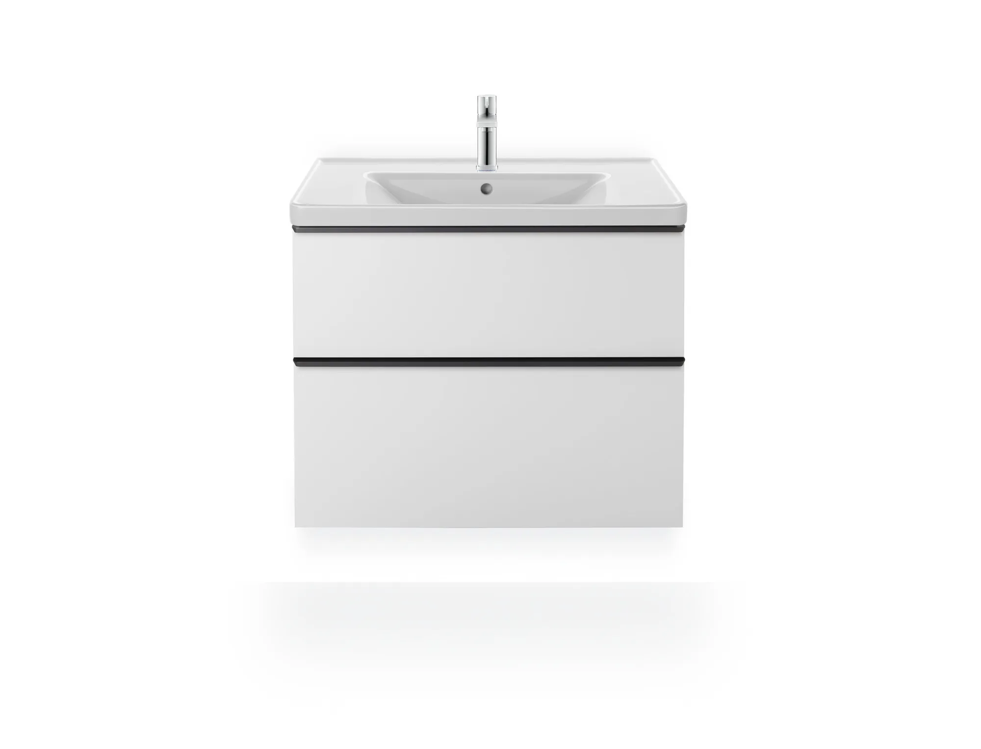 Wandwaschtisch „D-Neo“ 80 × 48 × 16,5 cm, mittig, Hahnlochposition mittig Wandwaschtisch „D-Neo“ 80 × 48 × 16,5 cm, mittig, Hahnlochposition mittig