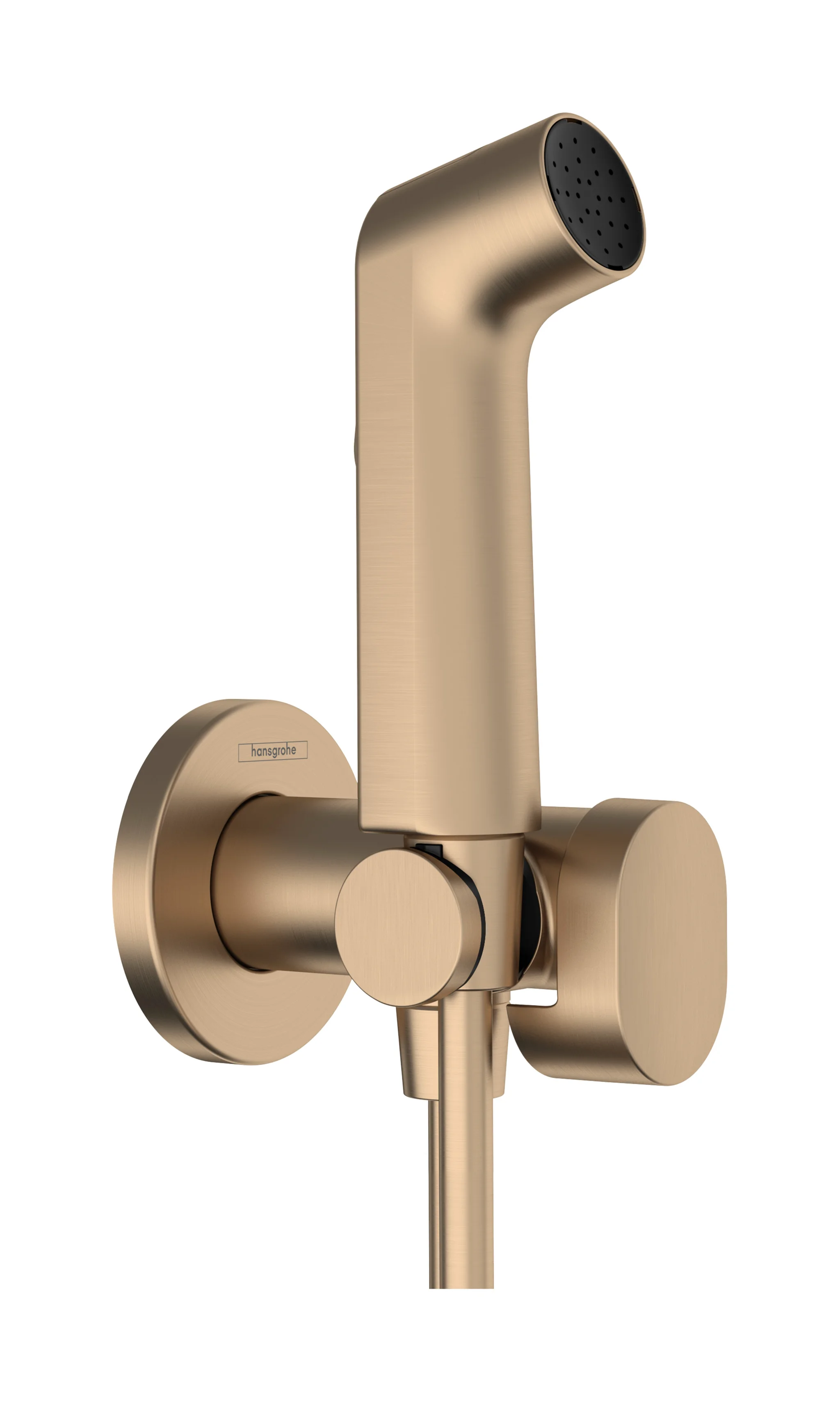 Hansgrohe Bidette Handbrause EcoSmart für Kaltwasser, Brushed Bronze, Brausekopfgröße 28 mm, Schlauchlänge 1.250 mm Hansgrohe Bidette Handbrause EcoSmart für Kaltwasser, Brushed Bronze, Brausekopfgröße 28 mm, Schlauchlänge 1.250 mm