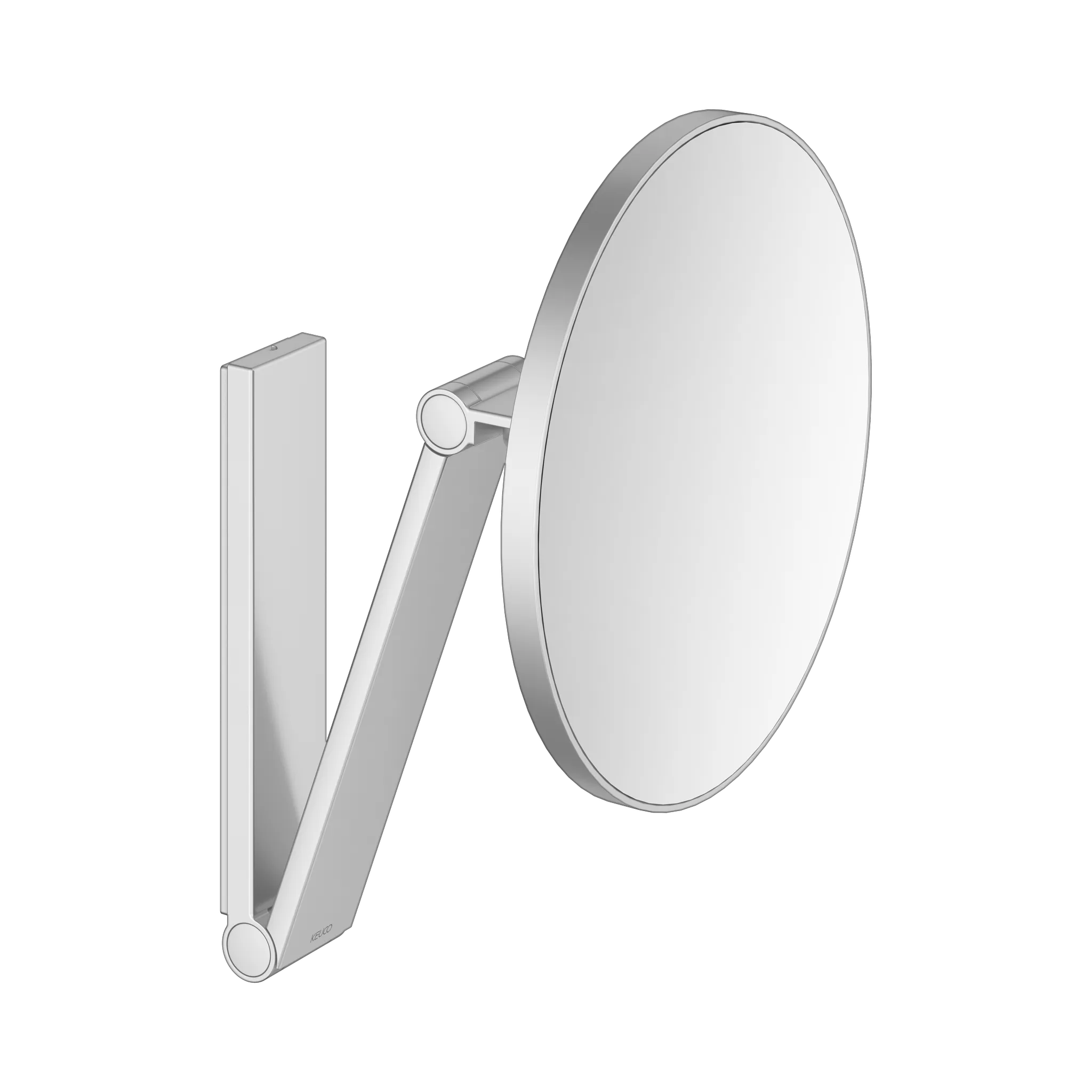 Kosmetikspiegel 17612170000 Kosmetikspiegel iLook_move Wandmodell, rund Aluminium-finish