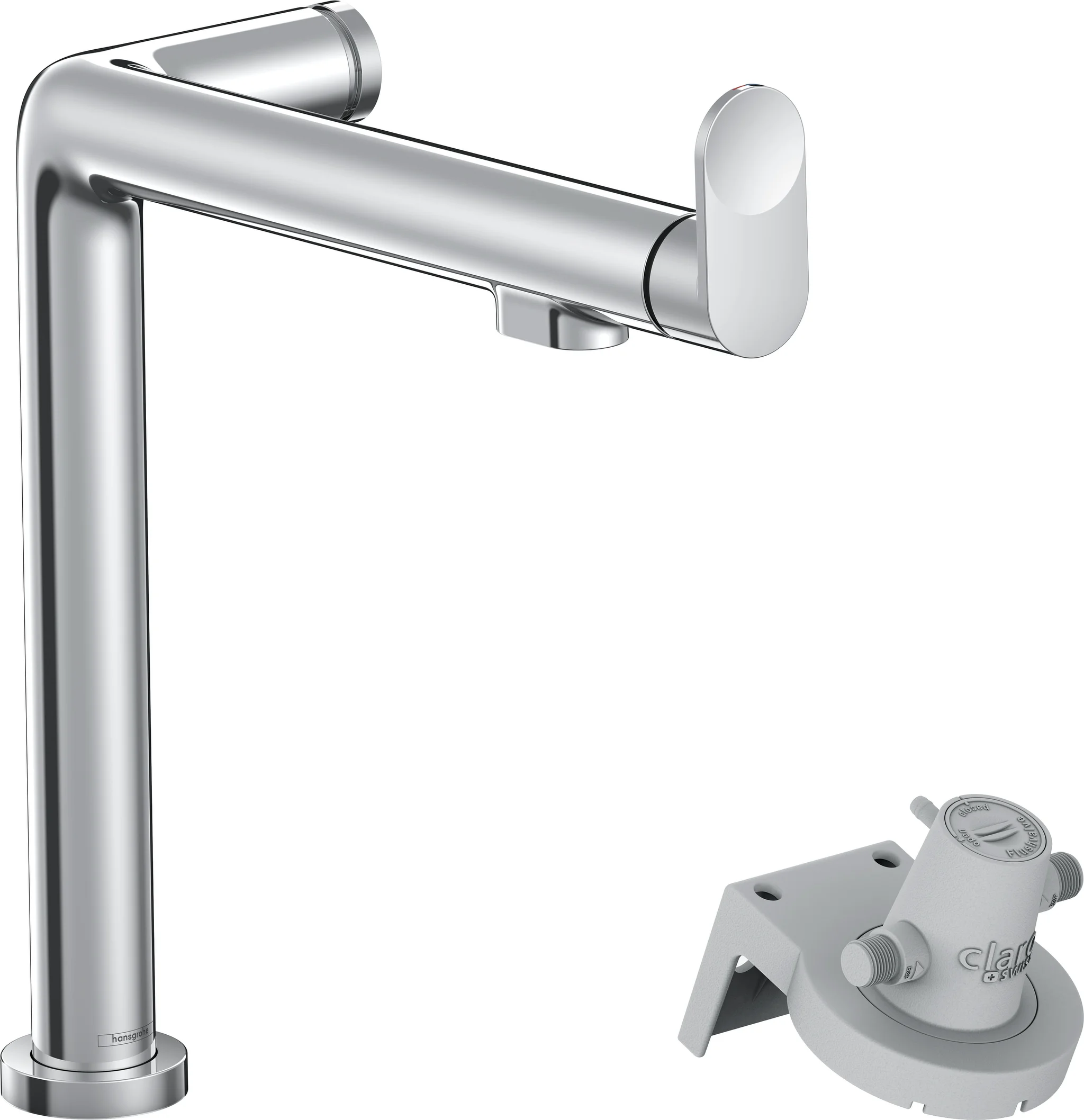 Hansgrohe Aqittura M91 FilterSystem 240, Einhebel-Küchenmischer mit Chrom-Optik und Laminarstrahl, Schwenkbereich einstellbar auf 60° oder 110°, maximale Durchflussmenge 7 l/min Hansgrohe Aqittura M91 FilterSystem 240, Einhebel-Küchenmischer mit Chrom-Optik und Laminarstrahl, Schwenkbereich einstellbar auf 60° oder 110°, maximale Durchflussmenge 7 l/min