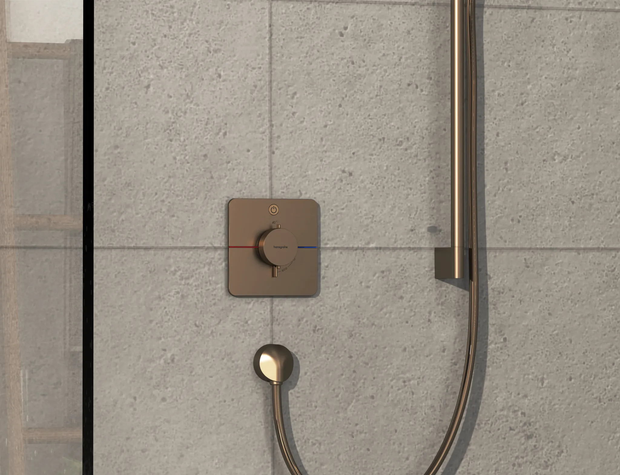 ShowerSelect Comfort Q Thermostat Unterputz für 1 Verbraucher Chrom ShowerSelect Comfort Q Thermostat Unterputz für 1 Verbraucher Chrom