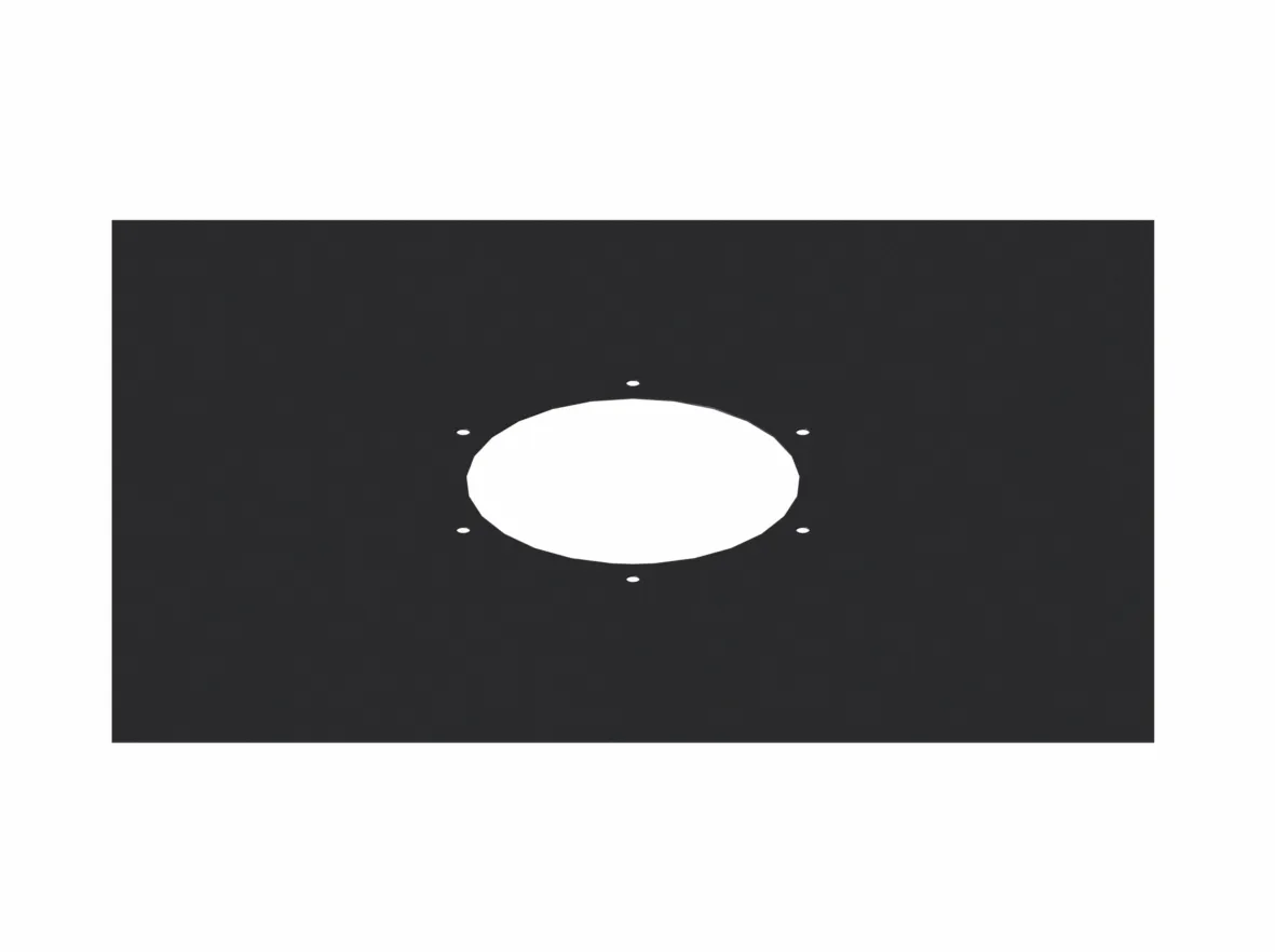 Anschluss-Manschette 65, EPDM, 500 x 500 mm