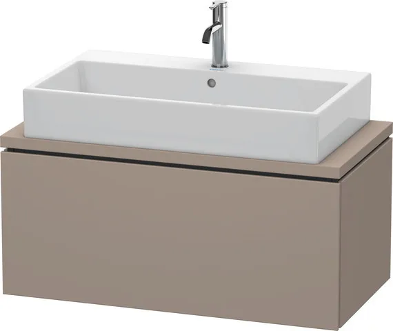 Duravit Waschtischunterschrank wandhängend „L-Cube“ 92 × 40 × 47,7 cm Basalt Matt Duravit Waschtischunterschrank wandhängend „L-Cube“ 92 × 40 × 47,7 cm Basalt Matt
