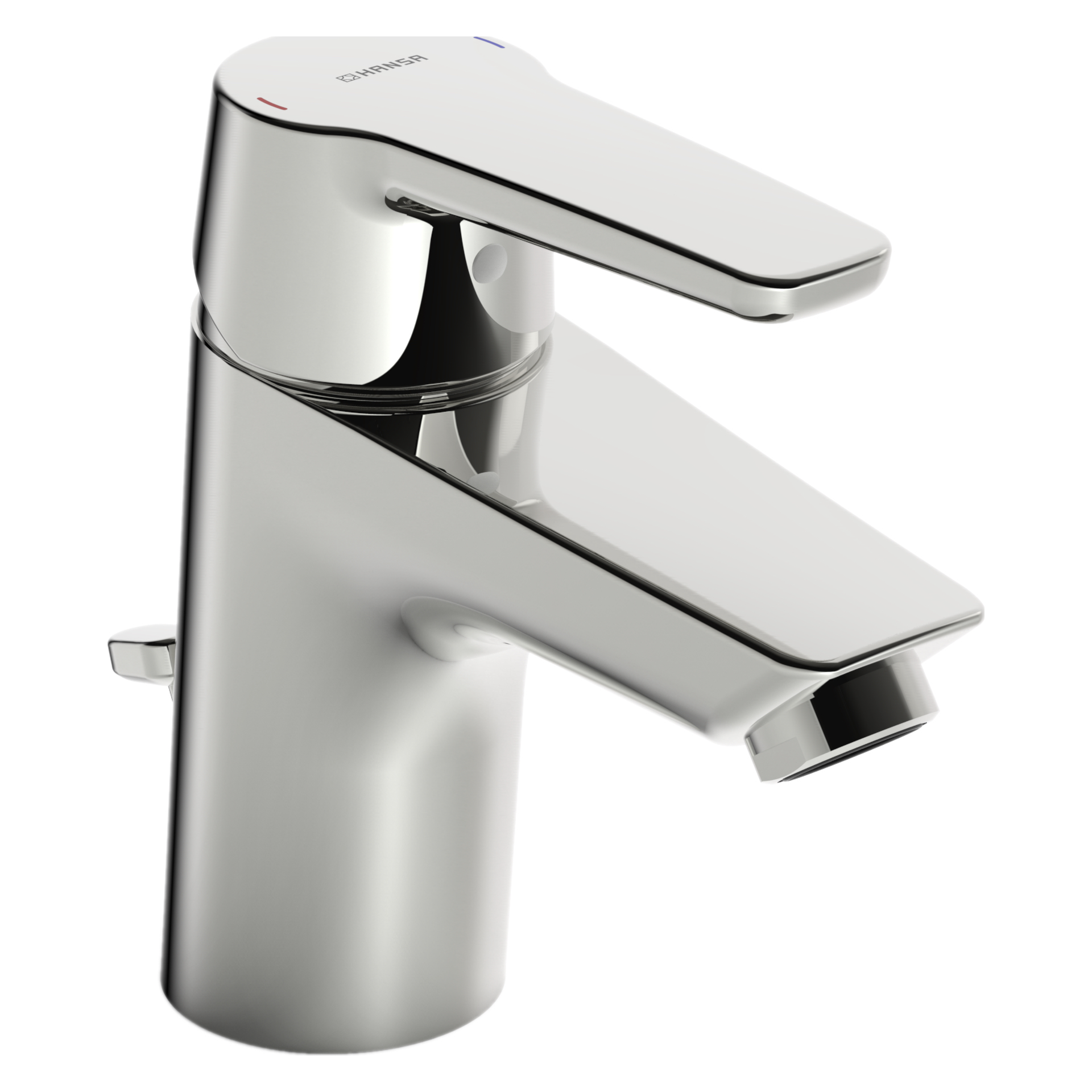 Einhand-Waschtischarmatur „Polo“ Ausladung 103 mm in Chrom Einhand-Waschtischarmatur „Polo“ Ausladung 103 mm in Chrom