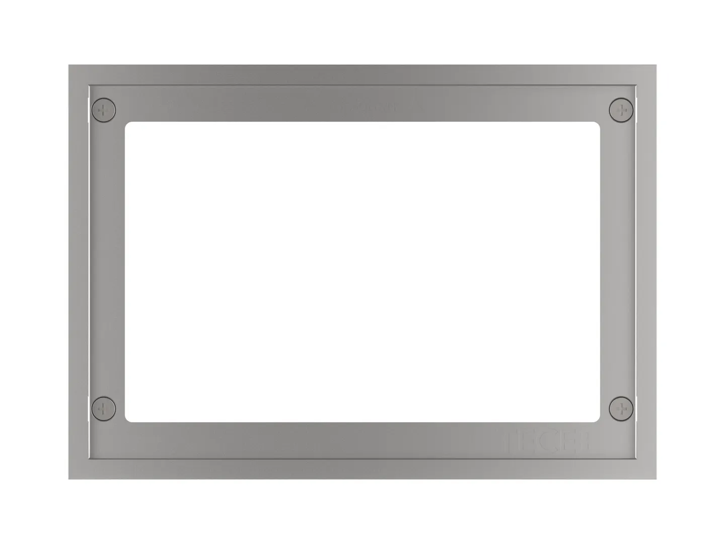 -WC-Abdeckrahmen Metall gebürstet, für WC-Einbaurahmen -WC-Abdeckrahmen Metall gebürstet, für WC-Einbaurahmen