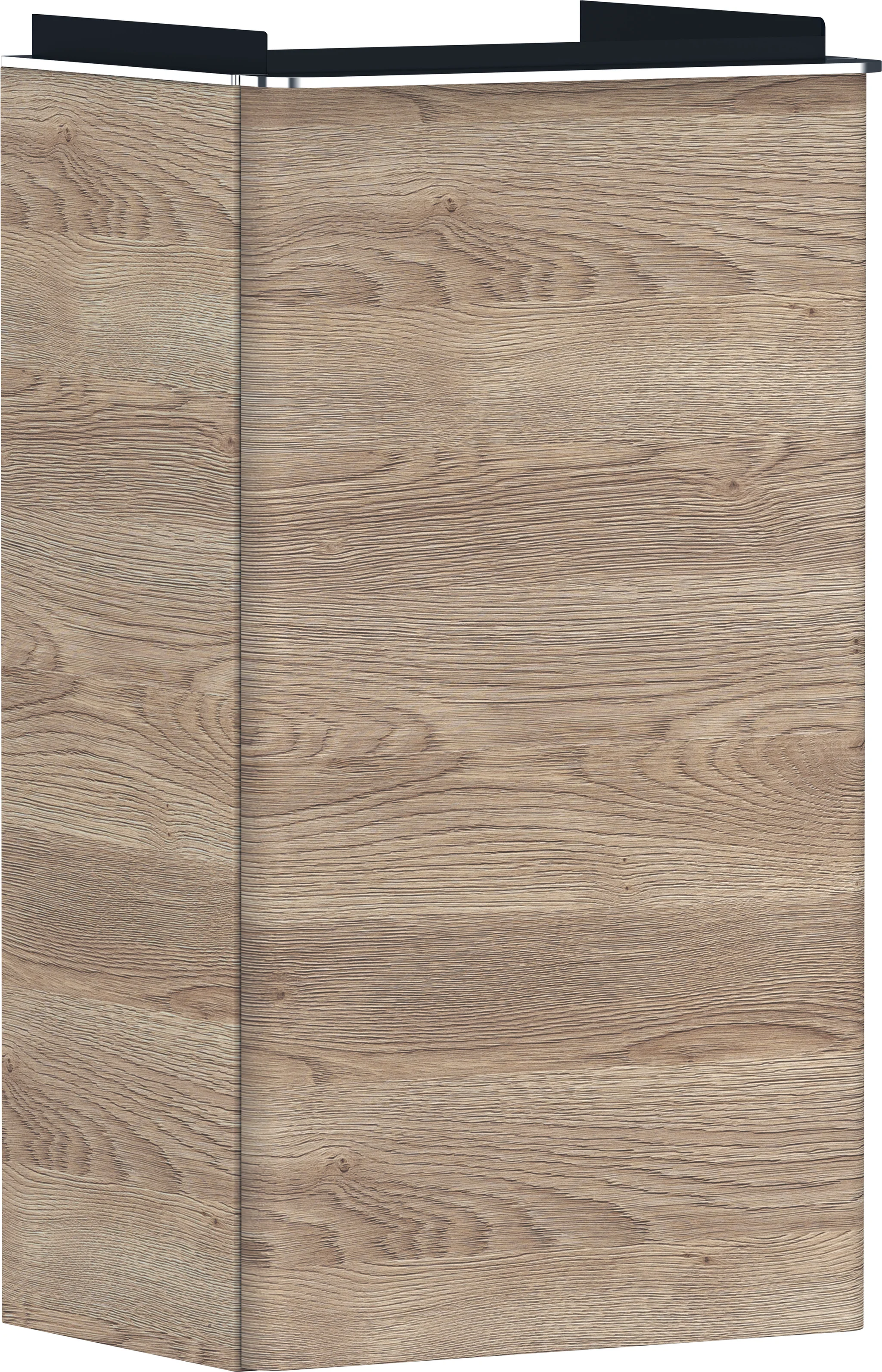 Hansgrohe Xelu Q Waschtischunterschrank Eiche Natur, 340x245 mm, Türanschlag links, verchromte Griffe Hansgrohe Xelu Q Waschtischunterschrank Eiche Natur, 340x245 mm, Türanschlag links, verchromte Griffe