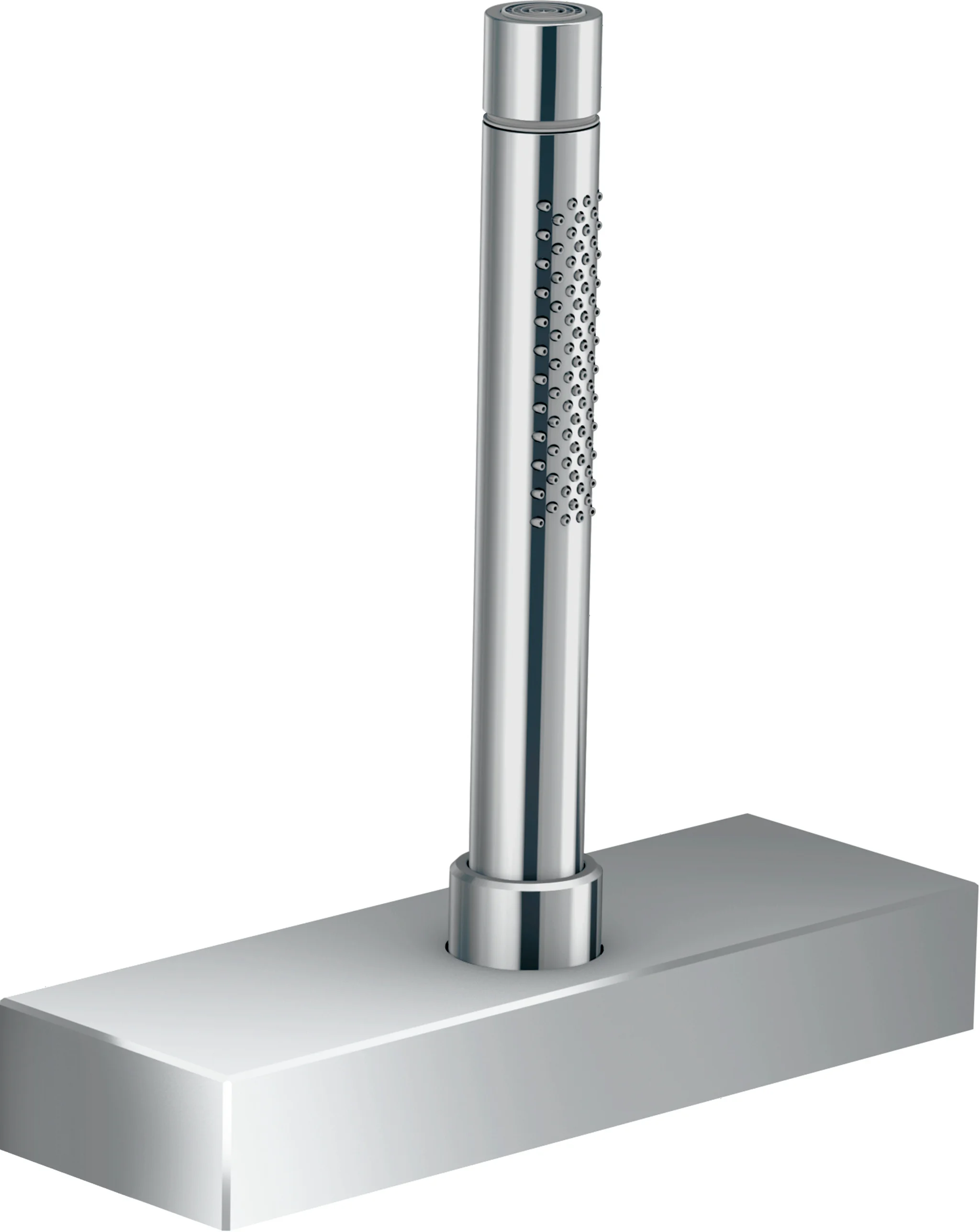 Hansgrohe AXOR Edge Wannenrandset Chrom - Stabhandbrause mit sBox, DN15, 14,5 l/min, 1,45 m Ausziehung Hansgrohe AXOR Edge Wannenrandset Chrom - Stabhandbrause mit sBox, DN15, 14,5 l/min, 1,45 m Ausziehung