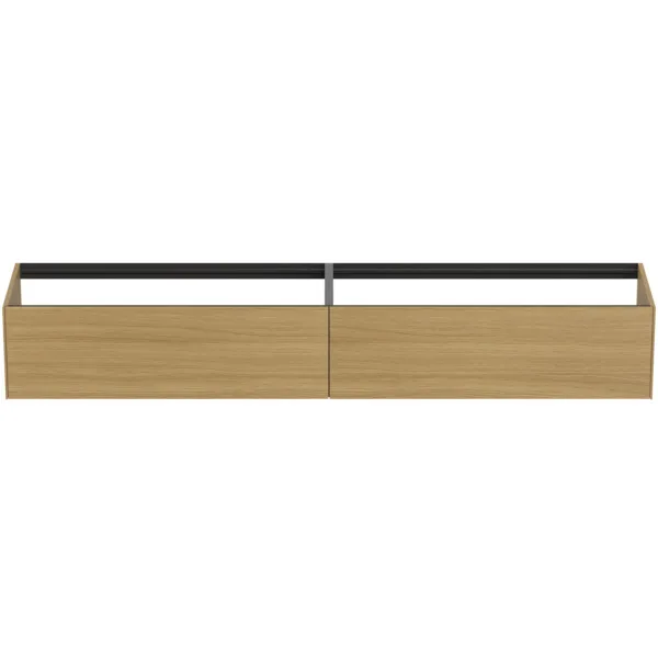 Ideal Standard Waschtischunterschrank „Conca“ 238,5 × 36 × 50,5 cm Eiche hell Furnier Ideal Standard Waschtischunterschrank „Conca“ 238,5 × 36 × 50,5 cm Eiche hell Furnier