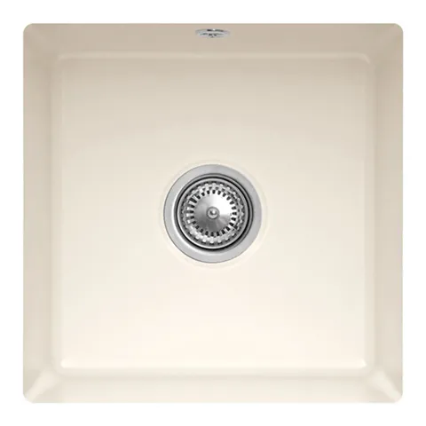 Villeroy & Boch Unterbau-Küchenspülbecken „Subway“ 50 SU 440 × 440 × 214 mm, für Becken mittig in Crema