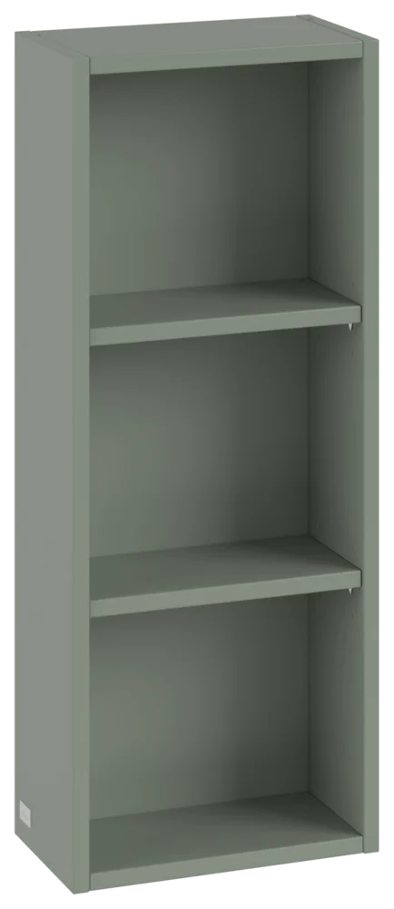 Villeroy & Boch Anbauschrank My View+ Eckig Soft Green 300x750x167mm mit Absenkautomatik und 2 Fachböden Villeroy & Boch Anbauschrank My View+ Eckig Soft Green 300x750x167mm mit Absenkautomatik und 2 Fachböden